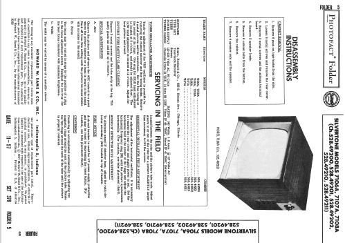 Silvertone 7106A Ch= 528.49200; Sears, Roebuck & Co. (ID = 2470326) Television