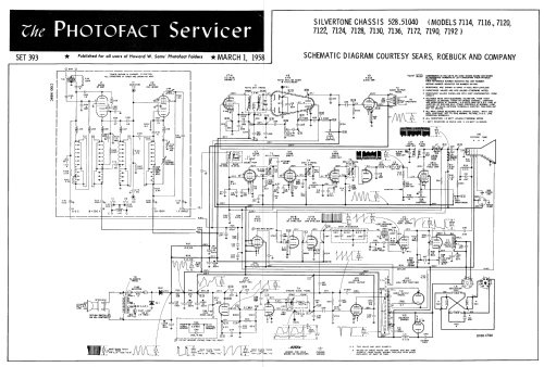 Silvertone 7114 Ch= 528.51040; Sears, Roebuck & Co. (ID = 2567101) Televisión