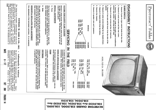 Silvertone 7123 Ch= 528.51033; Sears, Roebuck & Co. (ID = 2426877) Television