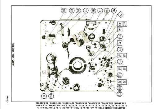 Silvertone 7127 Ch= 528.50014; Sears, Roebuck & Co. (ID = 2018464) Television