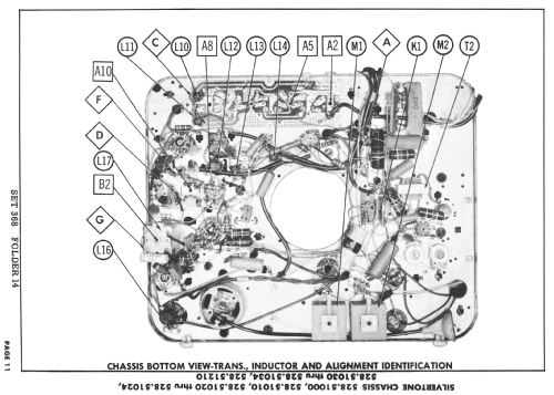 Silvertone 7131 Ch= 528.51011; Sears, Roebuck & Co. (ID = 2425449) Fernseh-E