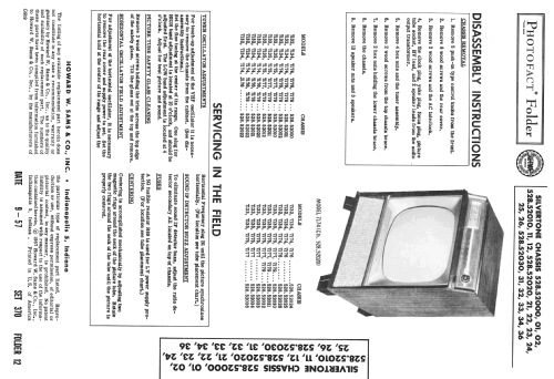 Silvertone 7133 Ch= 528.52011; Sears, Roebuck & Co. (ID = 2435415) Television