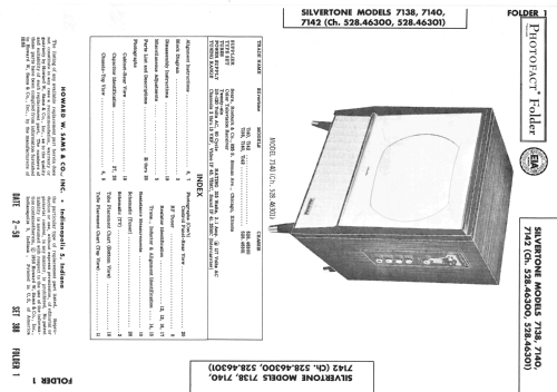 Silvertone 7140 Ch= 528.46300; Sears, Roebuck & Co. (ID = 2529193) Televisión