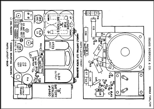 Silvertone 7165 Ch= 101.823-1; Sears, Roebuck & Co. (ID = 441549) Radio