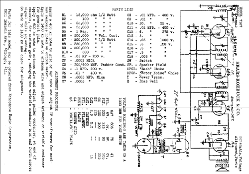 Silvertone 7167 ; Sears, Roebuck & Co. (ID = 667518) Car Radio