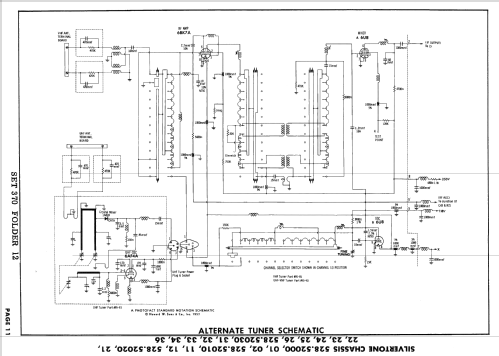 Silvertone 7174 Ch= 528.52021; Sears, Roebuck & Co. (ID = 2434192) Television