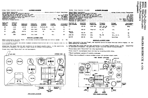 Silvertone 7220 Ch= 110.7220; Sears, Roebuck & Co. (ID = 668060) Radio