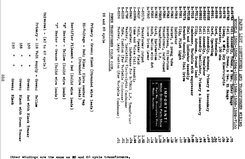 Silvertone 7-Tube All-Electric Console Order= 57KM 1587; Sears, Roebuck & Co. (ID = 1267477) Radio