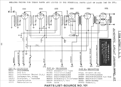 Silvertone 7-Tube Screen Grid Order= 57DM 1070 or 1072; Sears, Roebuck & Co. (ID = 1272835) Radio