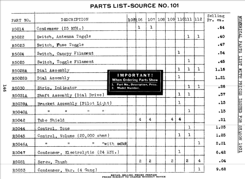 Silvertone 7-Tube Screen Grid Order= 57DM 1070 or 1072; Sears, Roebuck & Co. (ID = 1272843) Radio