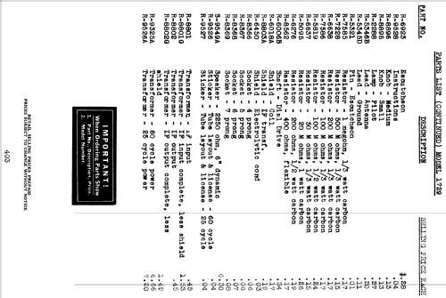 Silvertone 7-Tube Superheterodyne Console Order= 57EM 1729; Sears, Roebuck & Co. (ID = 1281572) Radio