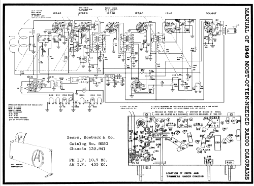 Silvertone 8020 Ch=132.841; Sears, Roebuck & Co. (ID = 101604) Radio