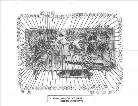 Silvertone 8020 Ch=132.841; Sears, Roebuck & Co. (ID = 1385481) Radio