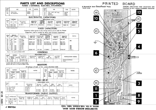 Silvertone 8041 Ch= 528.53120; Sears, Roebuck & Co. (ID = 763856) Radio