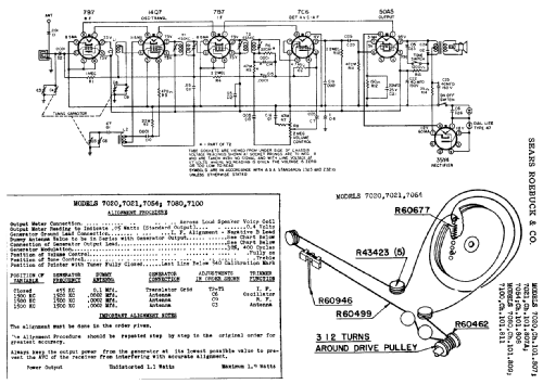 Silvertone 8052 ; Sears, Roebuck & Co. (ID = 668774) Radio