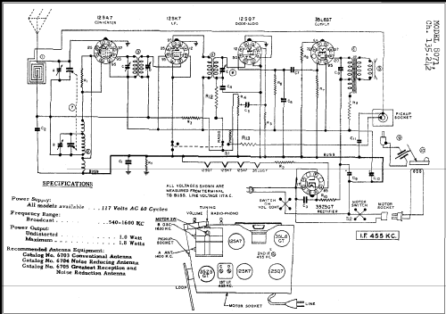 Silvertone 8071 Ch= 135.242; Sears, Roebuck & Co. (ID = 273966) Radio