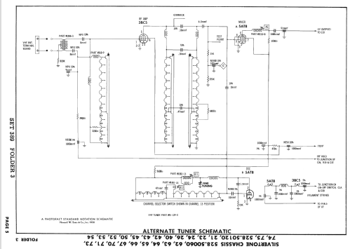 Silvertone 8100BE Ch= 528.50074; Sears, Roebuck & Co. (ID = 2539432) Television