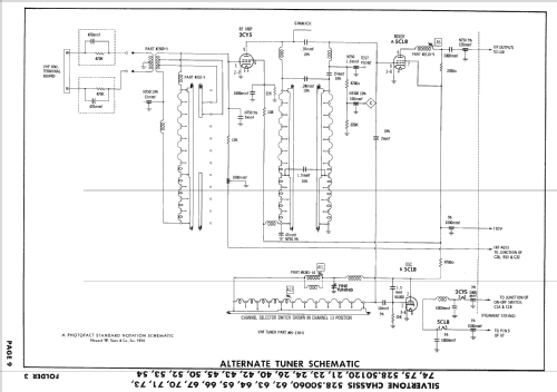 Silvertone 8100BE Ch= 528.50074; Sears, Roebuck & Co. (ID = 2539433) Television