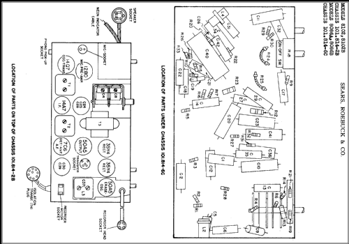 Silvertone Order= 57DM 8102 + 8104 Ch= 101.814-2B; Sears, Roebuck & Co. (ID = 361481) Radio