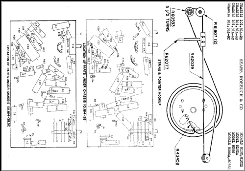 Silvertone Order= 57DM 8102 + 8104 Ch= 101.814-2B; Sears, Roebuck & Co. (ID = 361482) Radio