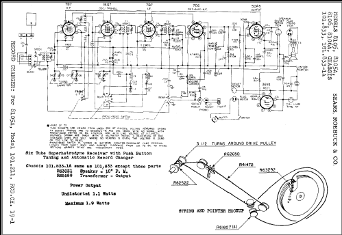 Silvertone 8106 Ch= 101.833-1A; Sears, Roebuck & Co. (ID = 306654) Radio