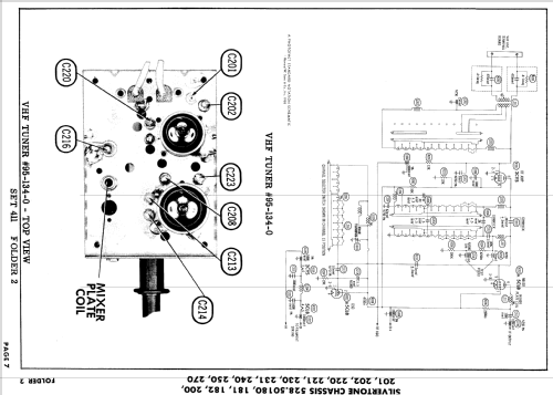 Silvertone 8106 Ch= 528.50200; Sears, Roebuck & Co. (ID = 786648) Television