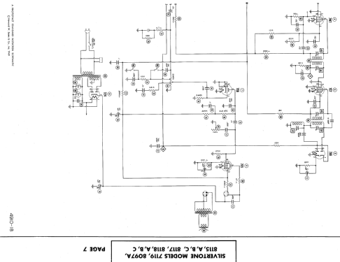 Silvertone Order= 57DM 8115 Ch= 101.825-3D; Sears, Roebuck & Co. (ID = 458484) Radio