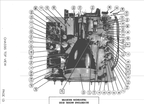 Silvertone 8130; Sears, Roebuck & Co. (ID = 1424664) Televisore