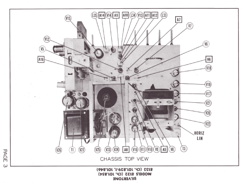 Silvertone 8132 Ch= 101.854; Sears, Roebuck & Co. (ID = 1343997) Televisión