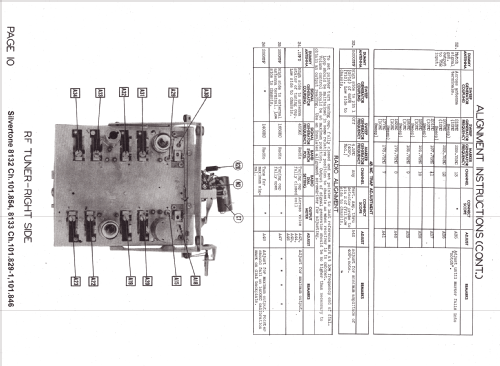 Silvertone 8132 Ch= 101.854; Sears, Roebuck & Co. (ID = 1344003) Television