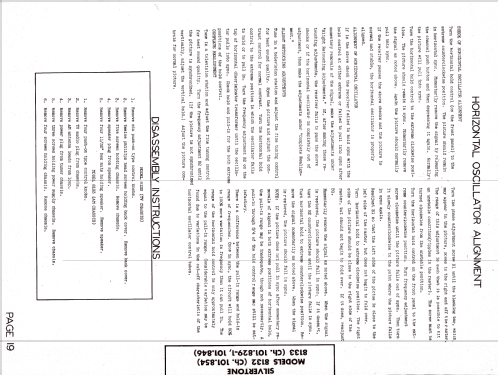 Silvertone 8132 Ch= 101.854; Sears, Roebuck & Co. (ID = 1344010) Television