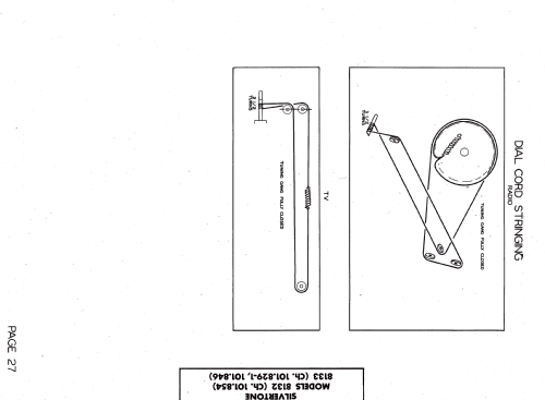 Silvertone 8132 Ch= 101.854; Sears, Roebuck & Co. (ID = 1344015) Fernseh-E