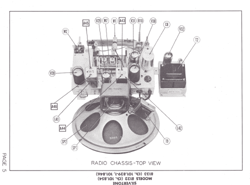 Silvertone 8133 Ch= 101.846 & 101.829-1; Sears, Roebuck & Co. (ID = 1344023) TV-Radio