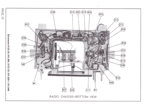 Silvertone 8133 Ch= 101.846 & 101.829-1; Sears, Roebuck & Co. (ID = 1344028) Fernseh-R