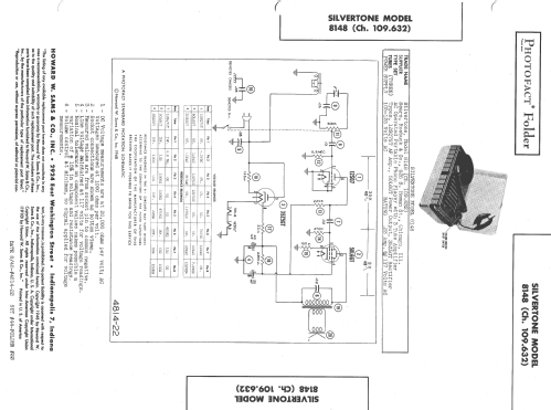 Silvertone 8148 Ch= 109.632; Sears, Roebuck & Co. (ID = 1390732) R-Player