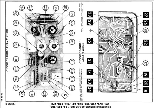 Silvertone 8150 Ch= 528.50220; Sears, Roebuck & Co. (ID = 786978) Television