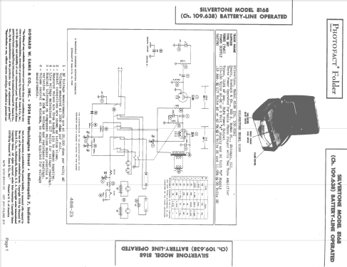 Silvertone 8168 Ch= 109.638; Sears, Roebuck & Co. (ID = 1404334) R-Player