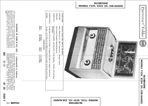 Silvertone 8224 Ch= 528.46400; Sears, Roebuck & Co. (ID = 2491705) Radio