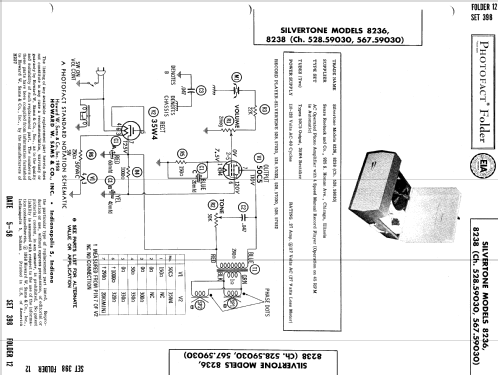 Silvertone 8238 Ch= 528.59030; Sears, Roebuck & Co. (ID = 535486) R-Player