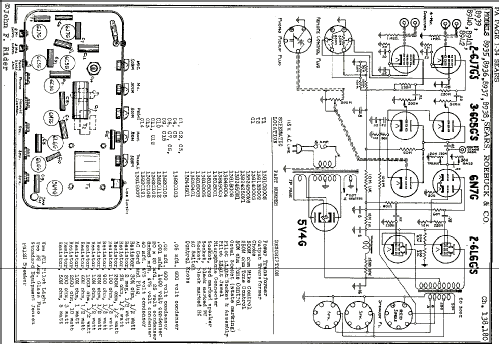 Silvertone 8938 Ch= 138.180; Sears, Roebuck & Co. (ID = 832741) Ampl/Mixer