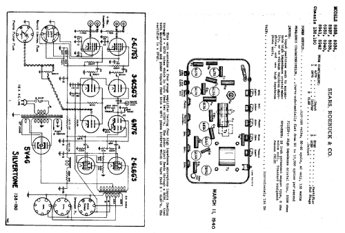 Silvertone 8942 Ch= 138.180; Sears, Roebuck & Co. (ID = 688834) Ampl/Mixer