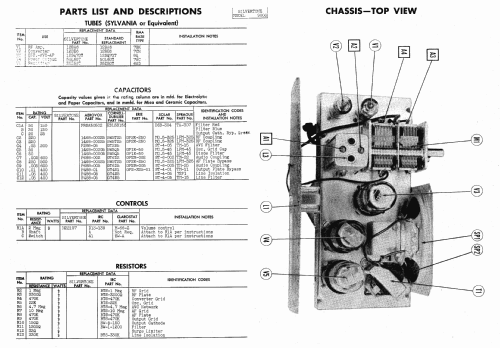 Silvertone Order= 57B 9000 Ch= 132.857; Sears, Roebuck & Co. (ID = 459409) Radio