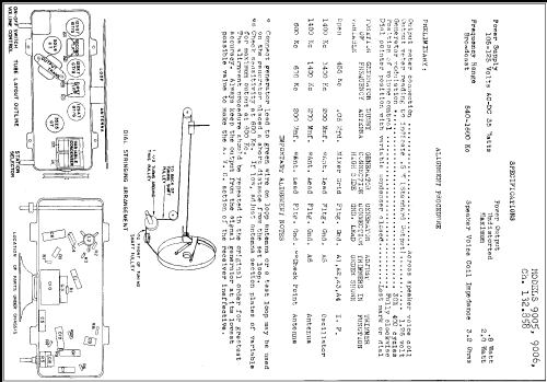 Silvertone 9006 Ch= 132.858 Order=57E 09006; Sears, Roebuck & Co. (ID = 274006) Radio