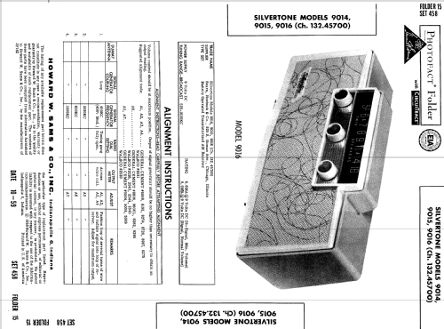 Silvertone Transistor Twin Speakers 9014 ; Sears, Roebuck & Co. (ID = 596313) Radio