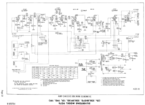Silvertone 9076 Ch= 528.58070, 528.59130 Order=57Y 09076L; Sears, Roebuck & Co. (ID = 764204) Ton-Bild