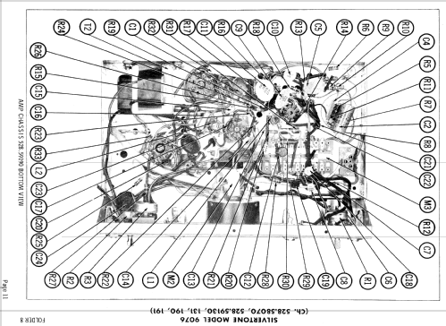 Silvertone 9076 Ch= 528.59190, 528.59191; Sears, Roebuck & Co. (ID = 764249) Ton-Bild