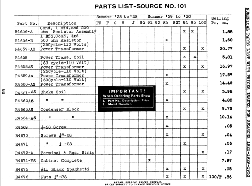 Silvertone 90 ; Sears, Roebuck & Co. (ID = 1272265) Radio