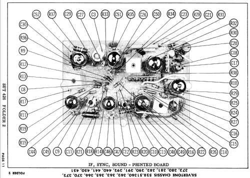 Silvertone 9130 Ch= 528.51440; Sears, Roebuck & Co. (ID = 921473) Télévision
