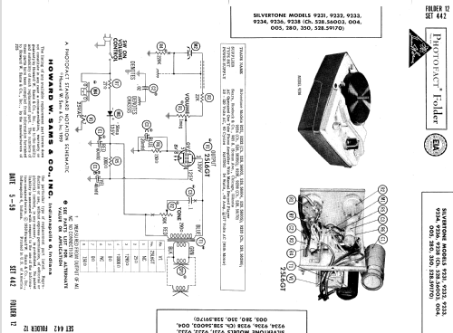 Silvertone 9234 Ch= 528.56350; Sears, Roebuck & Co. (ID = 535579) R-Player