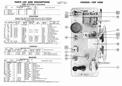 Silvertone 9280 Ch= 528.168; Sears, Roebuck & Co. (ID = 459424) Radio